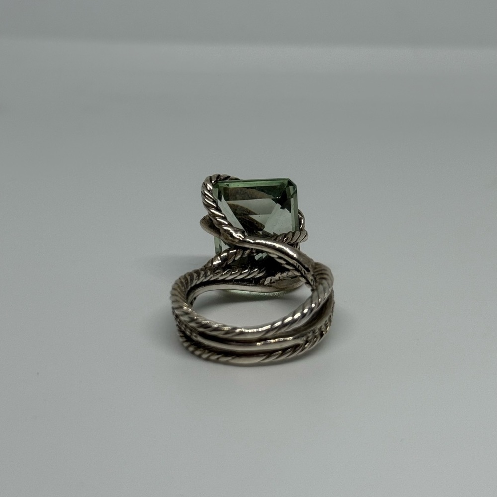David Yurman wrap ring green amethyst precyolite - Picture 5 of 5